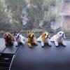 Cute Husky Beagle St Bernard Shepherd Shake Head Dog Car Doll Car Interior Decoration Crafts Creative Tabletop Ornament