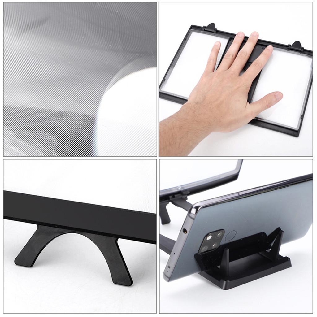 Лупа с изогнутым экраном, 12-дюймовый самый легкий экран для проектора с 3D-лупой