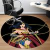 1pc Wonder Woman Office Round Area Rug, Under Office Chairs Bedroom Living Room Home Decor, Room Deco, Available in Various Sizes072