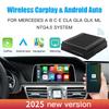Беспроводной Carplay подходит для Mercedes Benz ABCE CLA GLA GLK ML Sprinter NTG4.5 Becker модуль Android Auto Navigation