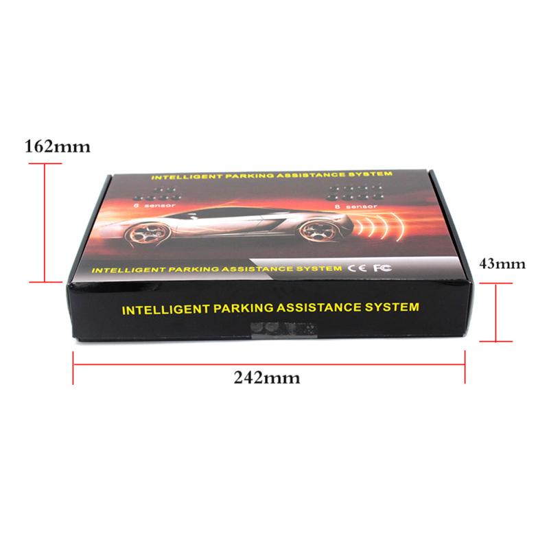 Датчик парковки автомобиля, 4 датчика, зонд, 22 мм, с зуммером, резервный радар, система зуммера Pz330-xk-22