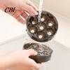 Leak Proof Reusable Container 7 Hole Cherry Pitter, Multifunctional Fruit Coring Tool for BPA-free Food Storage Olive, Manual Press Remover,