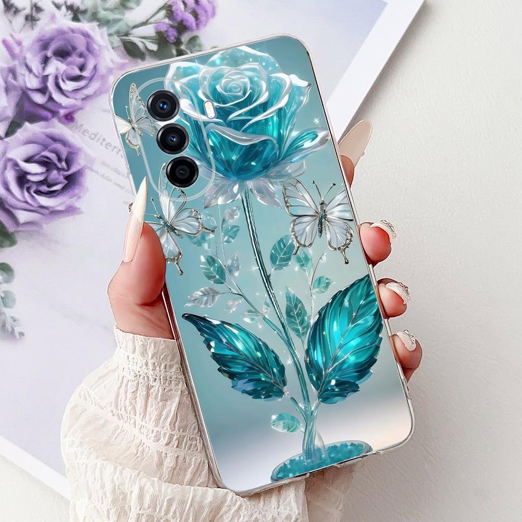 Чехол для Huawei Nova Y70 Plus NovaY70 MGA-LX9 MGA-LX3 Новый Роскошный Расписной Чехол Мягкий Силиконовый Чехол для Huawei Nova Y70 Plus