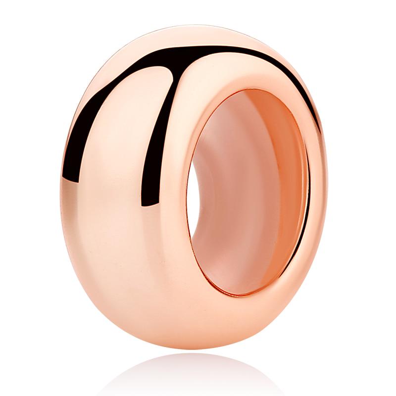 Стерлингового серебра 925 пробы, подвеска-пробка, интервальные бусины, подходят для женщин, браслет, украшение своими руками