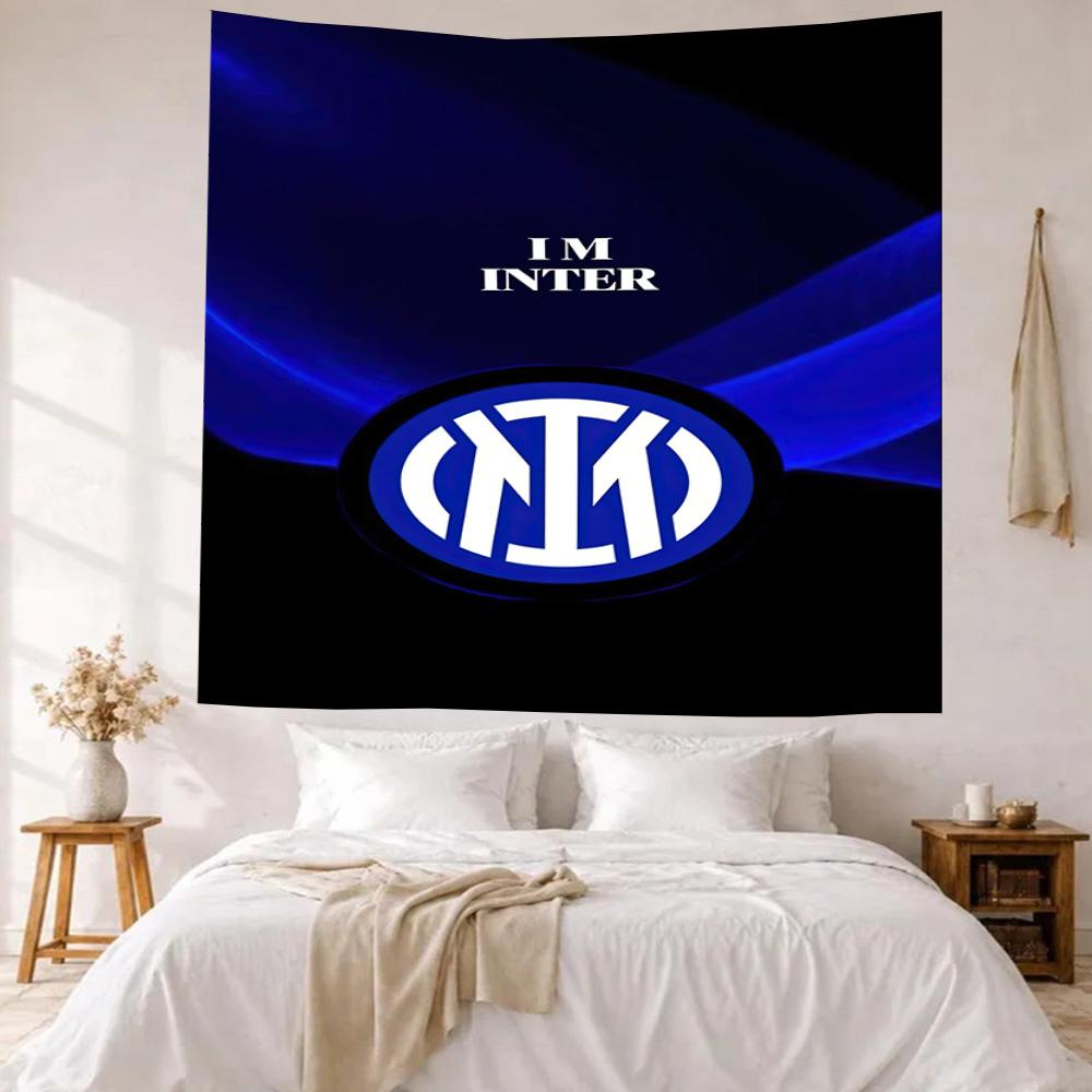 Inter Milan Wall Decor Tapestry Art For Pet Memorial Birthdaywedding Party Backdrop Family Gift