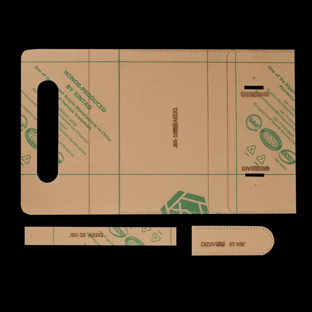 Набор шаблонов из кожи, прозрачная акриловая кожаная сумка, кошелек, инструмент для рукоделия