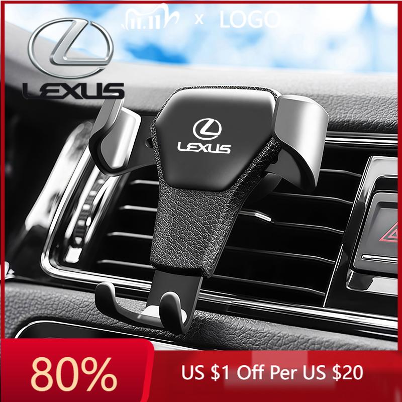 2026 Hot Interior Stickers Gravity Car Phone Holder Air Vent GPS Stand Accessories For Lexus RX300 IS200 IS250 ES350 Ct200h UX25