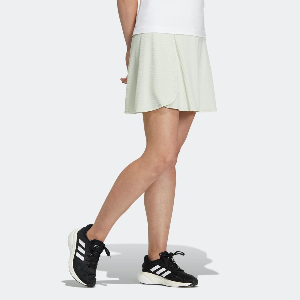 Adidas Wx T1 Solid Color Logo Print Sports Skirt Women Green HR8392