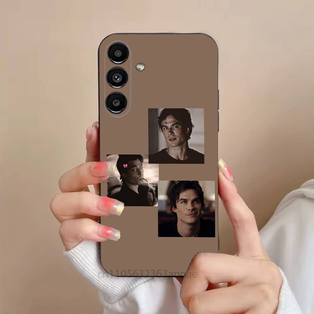 Чехол для телефона I-Ian Joseph-S Somerhalder для Samsung S25,24,23,22,21,S20,Ultra,Plus,FE Черный Мягкий Чехол