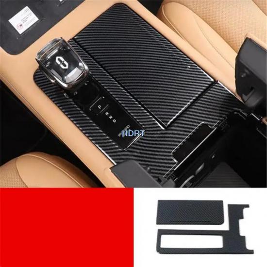 Car Window Lift Switch Button Cover Trim Sticker Accessories For Aito M7  + Carbon Fibre Interior Door Armrest Panel Frame