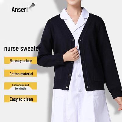 Вязаный кардиган с длинными рукавами Ancairui Nurse