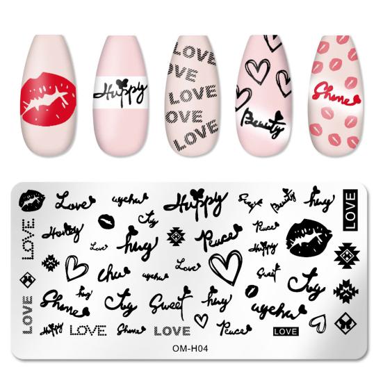 Nail Stamping Plates Cost-effective Precise Position Nail Tools Nail Art Stamping Plates