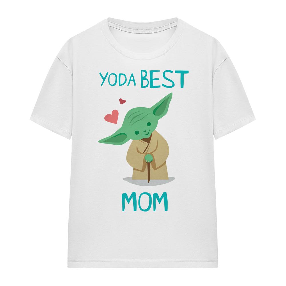 Star Wars Womens/Ladies Best Mom Baby Yoda Mothers Day T-Shirt