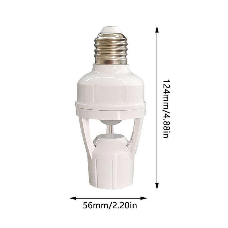 AC100-240V 360 Degeres PIR Human Induction Motion Sensor LED Night Lamp Socket Base E27 Delay Time Adjustable Switch Lamp holder