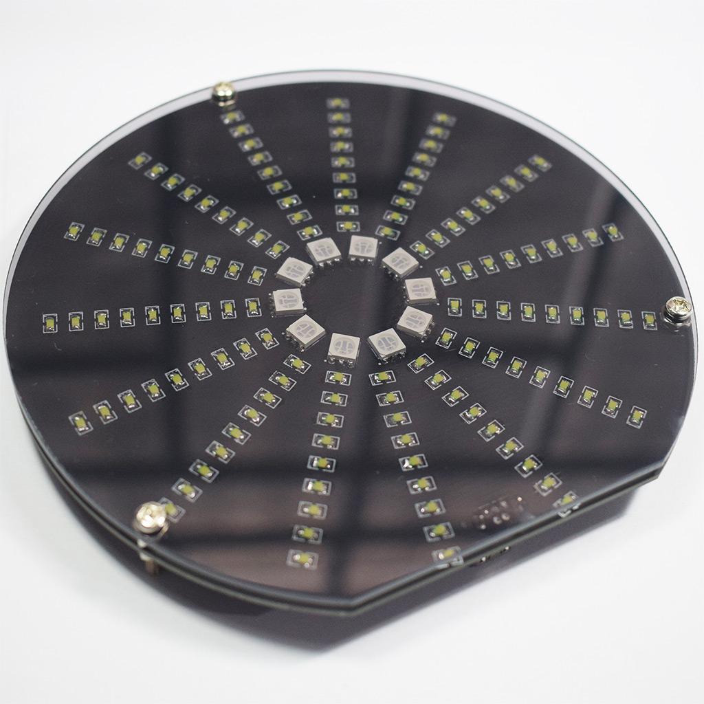 Component Soldering Kit LED Circular Visualizer Music Spectrum Display DIY Kit Audio Visualizer Electronic Learning Kits