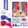 8-Pack Independence Day Colorful Crepe Paper Roll Set Paper Roll Party Paper Art Ribbon Set