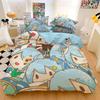 Anime Hatsune Miku Creative Peripherals Duvet Cover Merry Bedding Set Queen King Full Size for Holiday Bedroom Teens Women Gifts