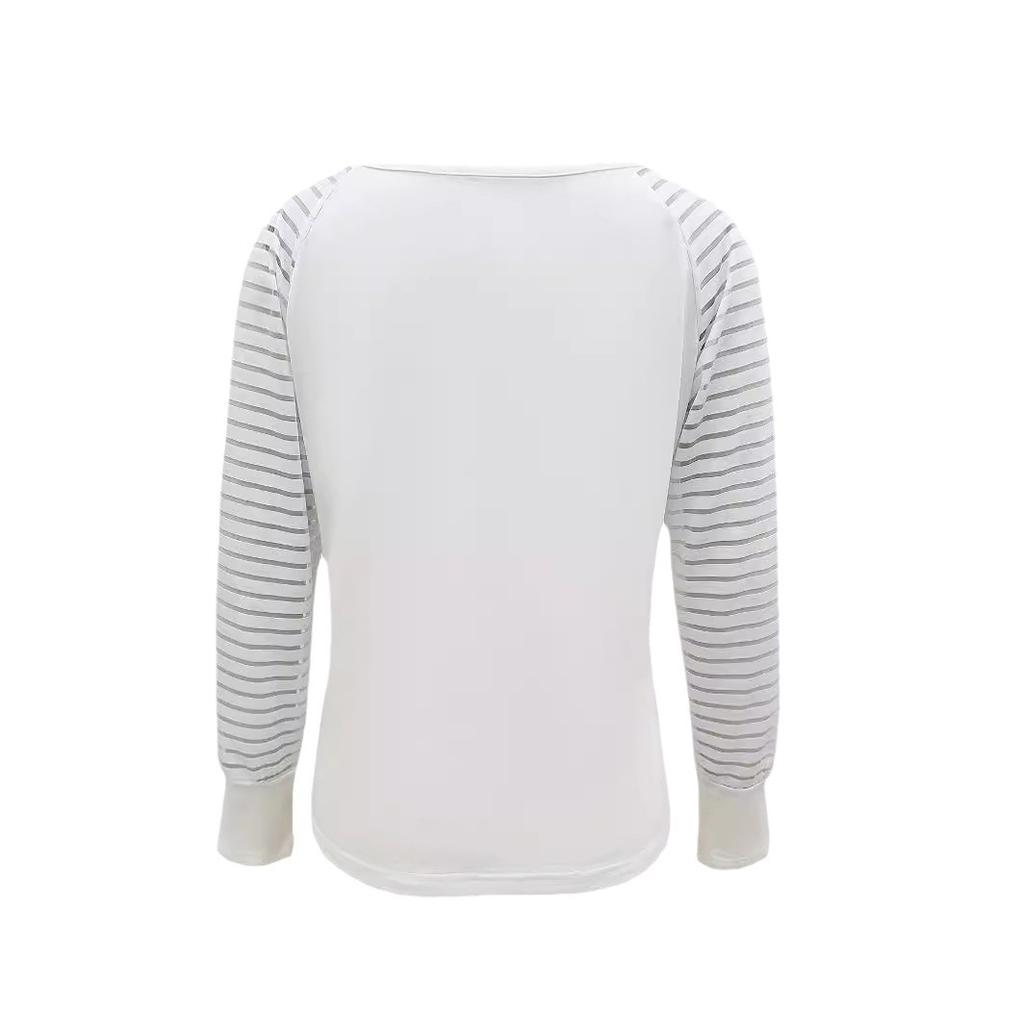 Персонализированный и модный трикотажный повседневный топ с принтом, с длинными рукавами, универсальный для осени и зимы, женское полупальто с полуоткрытым воротом