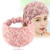 Vintage Mesh Pearl Wide Side For Girls Women Hairbands Flower Korean Head Wrap Lace Headband