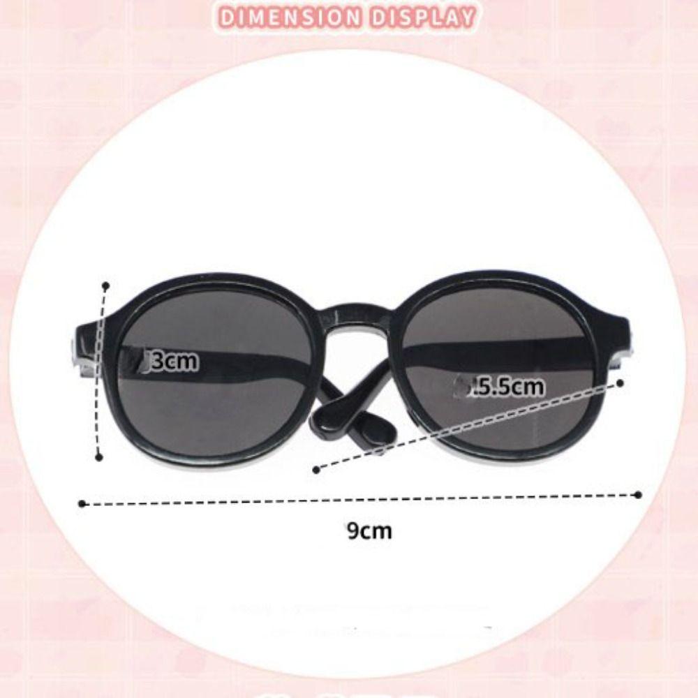 Cute Doll Glasses Fashion Crown Eyeglasses High Quality Accessories 20cm Cotton Dolls