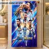 Beach TowelLionel Messi Custom Name Text Personalized Soft Towel for Beach Pool Indoor Home Decor Gift