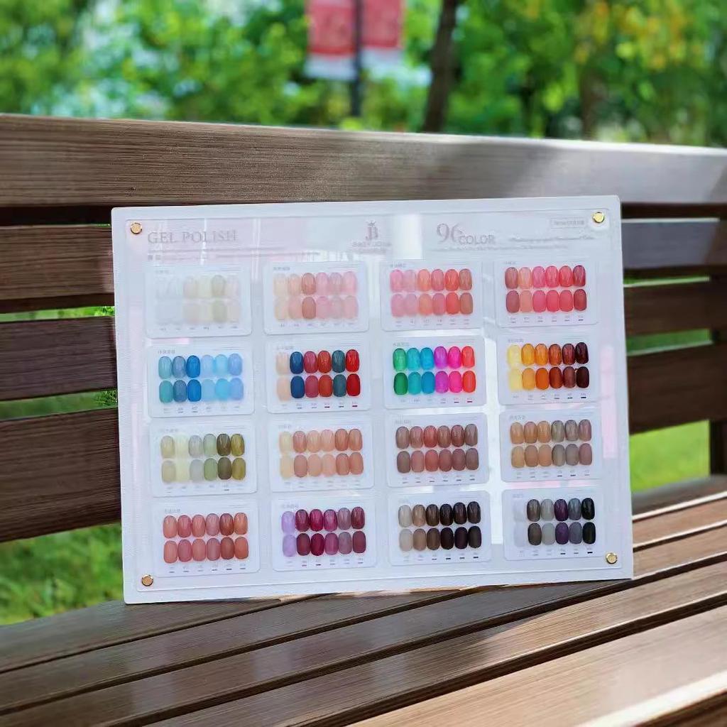 Набор гель-лаков Baby Jona 96 цветов - Полупрозрачный и отбеливающий полупрозрачный гель для ногтей