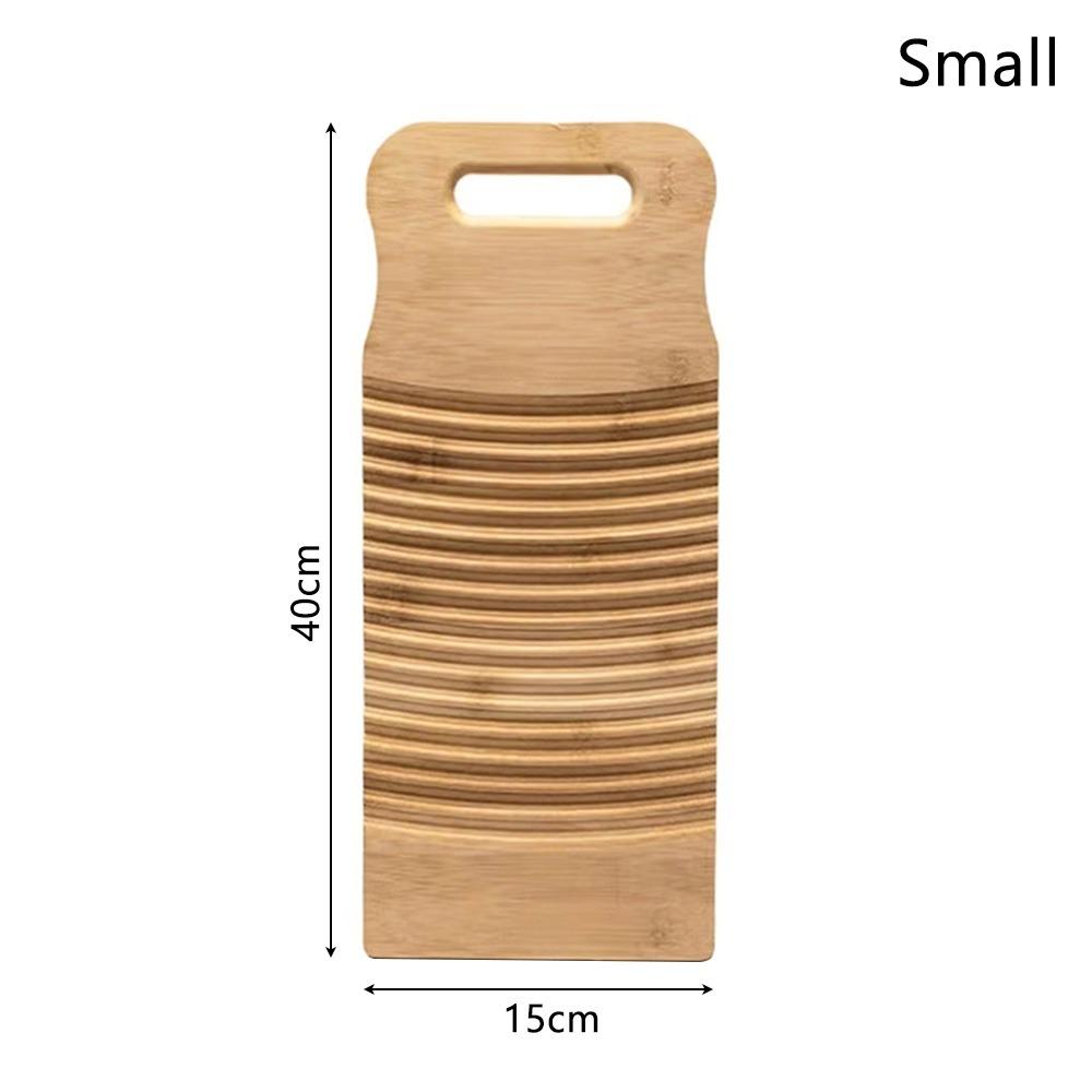 1Pcs Bamboo Wood Clothes Washboard Antislip Washing Scrub Board Durable Hand Wash Board  For Women