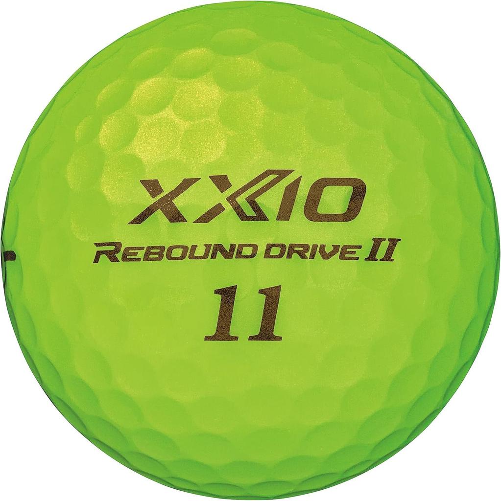 XXIO Rebound Drive 2 Yellow Golf Balls (XNRD2YE3) (24 Balls Per Dozen) with Original Cleaning Sheet Set