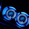2Pcs LED Car Cup Holder Coaster Glow Bottle Light Mat Decor For Land Rover Range Rover Discovery Sport Evoque Freelander 2 Auto BQ3
