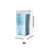 1/2pcs-Transparent Mask Storage Box with Cover Dust Mouth and Nose Cover Door Desk Entrance Mask Box