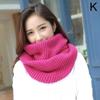 Women Fashion Accessories Neck Warmer Ring Scarves Winter Warm Knitted Scarf 120cm Scarf