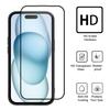 For iPhone 14 Pro Max Magnetic Case with Tempered Glass Film PU Leather+TPU Phone Cover Precise Cutouts