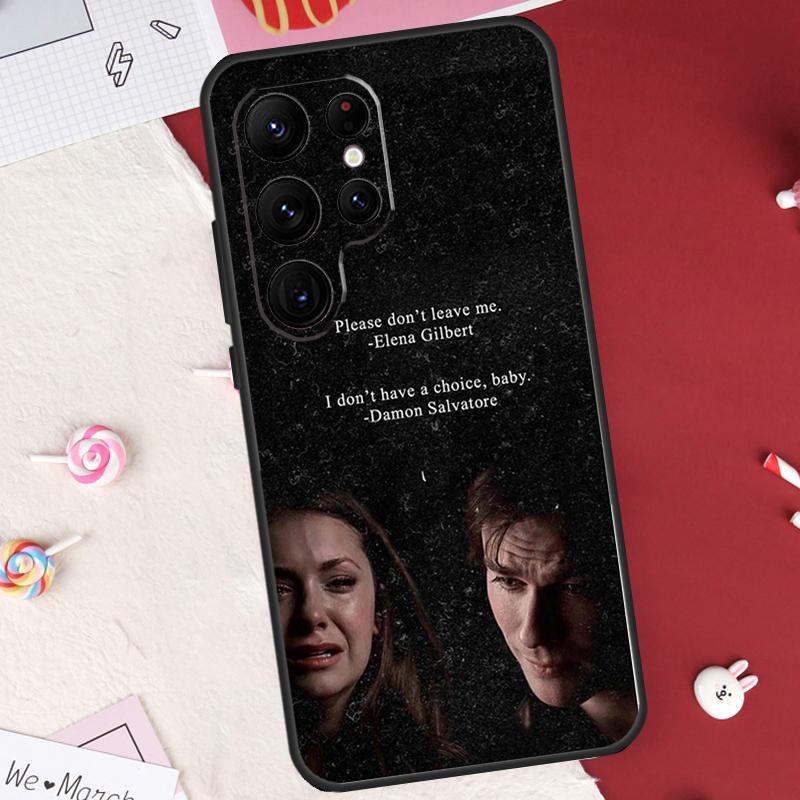 Чехол Damon Salvatore из Дневников вампира для Samsung Galaxy S26 Ultra S20 S21 S22 S23 S24 S25 Ultra S10 Plus S25 FE Защитный корпус
