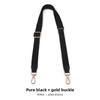 Adjustable 2.5cm Solid Color Canvas Crossbody Bag Strap Replacement