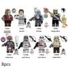 8 Pcs Star Wars The Mandalorian Building Blocks Mini Action Figures Assembled Minifigures Toys Kids Adults