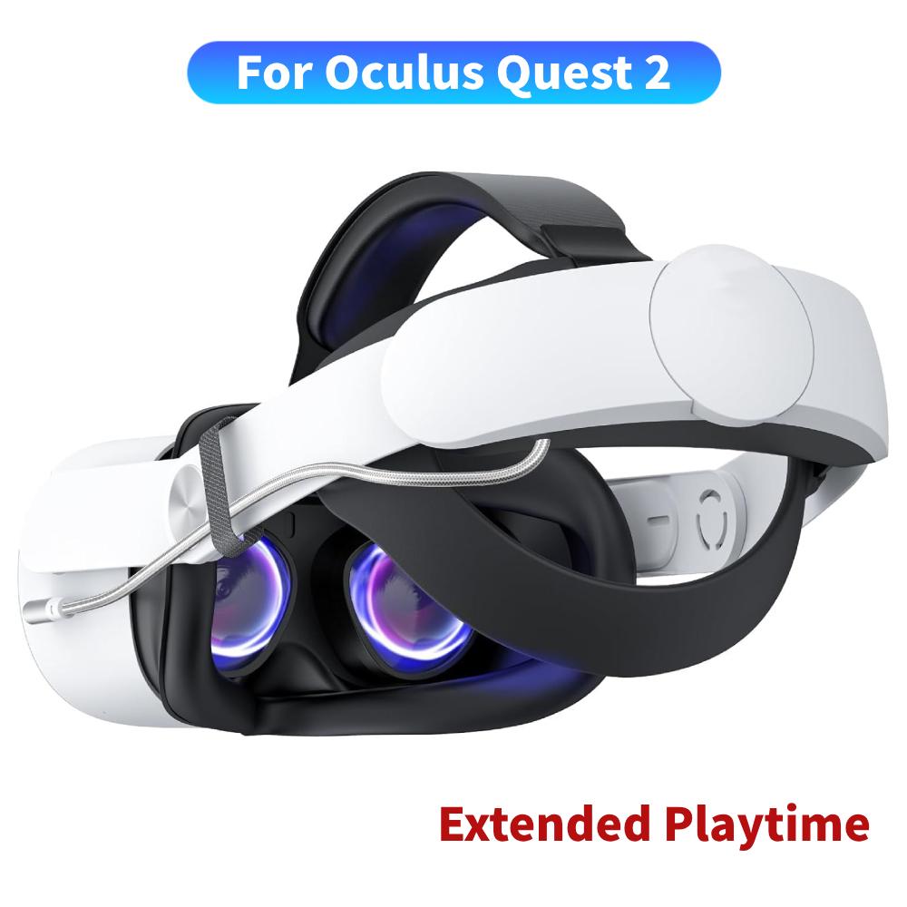 Регулируемый ремешок на голову для Oculus Quest 2 VR гарнитуры сменный ремешок Elite продлит время игры VR для Meta Quest 2 аксессуары