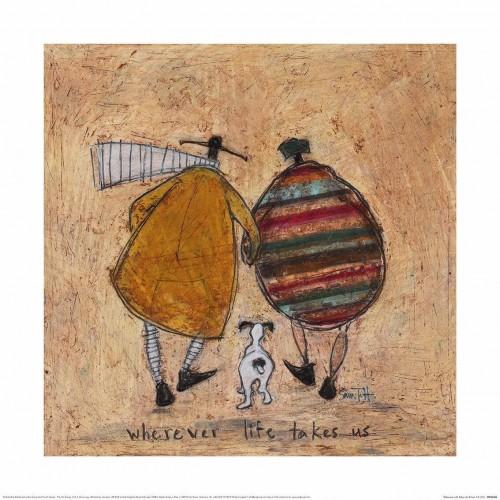 Sam Toft Плакат «Куда бы нас ни привела жизнь»