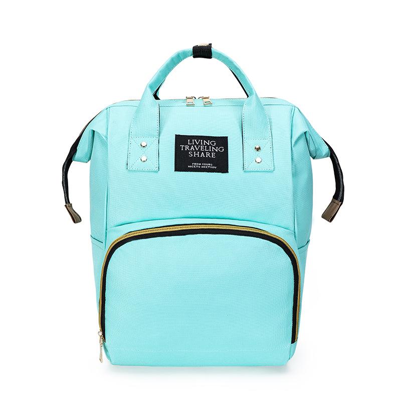 Women's Fashion Mommy Bag Double Shoulder Bag Handheld Mother Baby Bag Nylon Backpack Multi Functional Diaper Bag Urban Fashion Trend Mom Bag