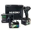 HiKOKI 36V Impact Driver Strong Black Bluetooth Equipped with 2 Storage Charger and Case Included In Batteries, WH36DC(2XPBS) [Low Stock]