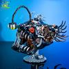 Конструктор Moc Technicial Machinery Модель Рыбы-фонаря Строительный Блок Морская Серия Кирпичный Строительный Игровой Набор Для Детей Домашний Декор
