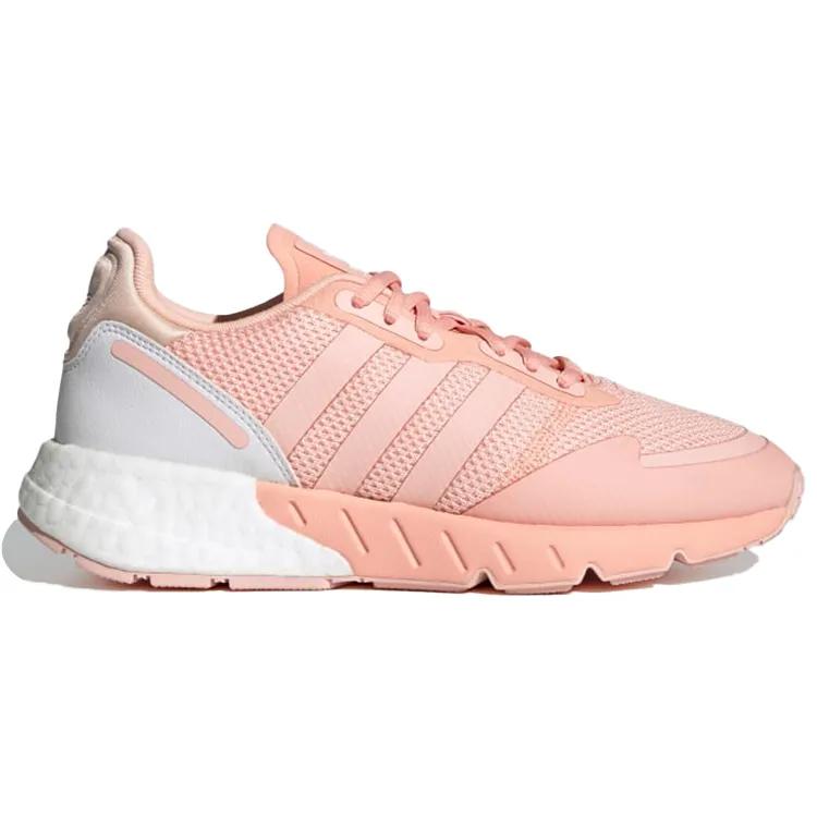 Adidas Womens ZX 1K Boost 'Glow Pink' (women's sizes) Glow Pink / Vapour Pink / Cloud White Casual Shoes H69038