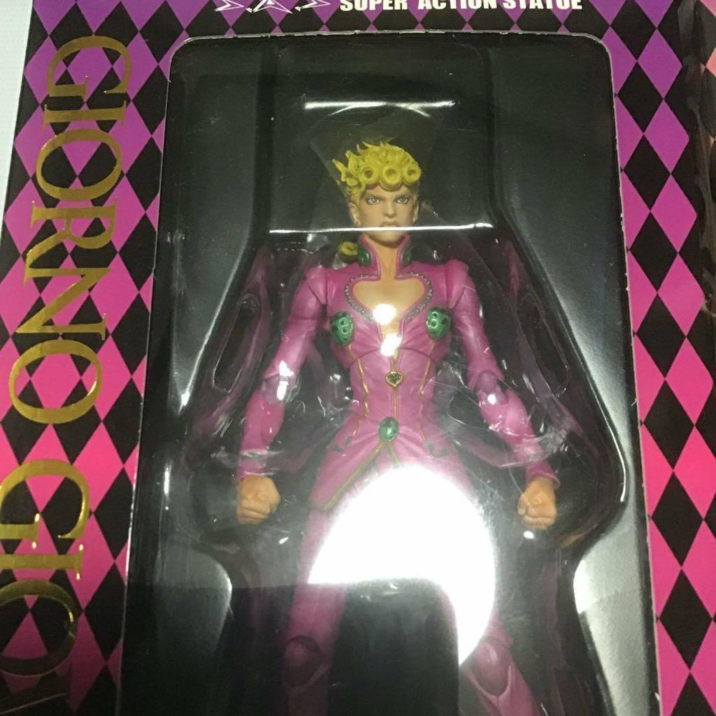 JoJos Bizarre Adventure Super Action Statue Giorno Gold Experience Figure 2 set