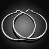 fashion beautiful top quality charm 7CM Copper color Earring big circle women lady Jewelry  nice gift wedding E289