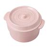 Takenaka Coco Pot, Round, Baby Pink, Top 230ml, Bottom 300ml, Baby Pink, Made In Japan, Stylish, Two-Tier Design, Leak-Resistant Gasket, Microwave and