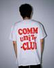 Футболка с логотипом COMMUNITY CLUB Unity (белый)