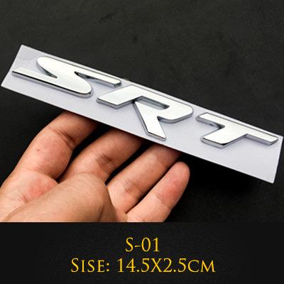 Металлические 3D наклейки на задний багажник автомобиля для Charger Srt, значок-эмблема Sxt, Challenger, Durango, Viper, Caliber, декорация значка-эмблемы на решетку