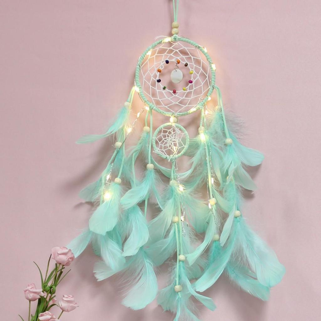 Три жизни три мира Ловец снов Перо Настенный подвесной кулон - Идеальный подарок для детей и студентов