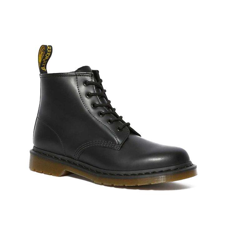 Доктор. Ботинки Dr. Martens 101 из натуральной кожи Черные 24255001
