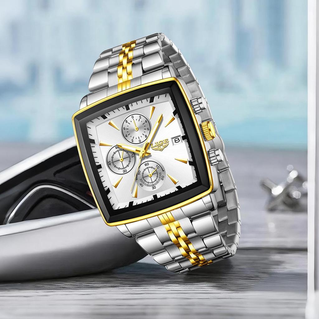 LIGE Модные мужские часы Топ Бренд Роскошные Светящиеся Водонепроницаемые Хронограф Дата Мужские Наручные часы Спорт на открытом воздухе Мужские Кварцевые часы