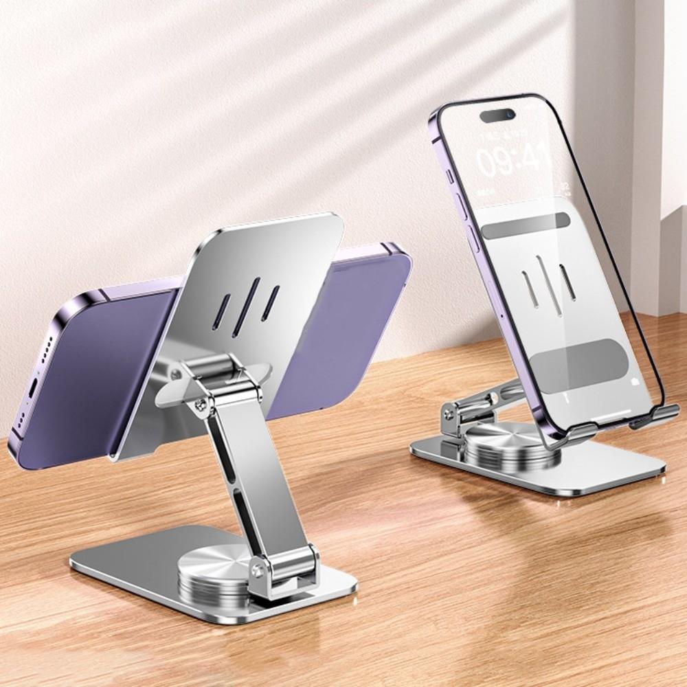 360 ° Rotating Adjustable Phone Holder Metal Adjustable Mobile Phone Holder Stand Portable Folding Table Cell Phone Stand Tablet